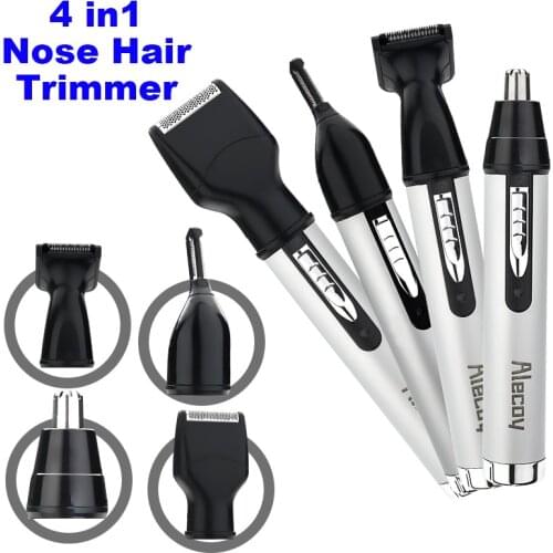 4 in1 Professional Electric Nose Ear Hair Trimmer Men charging nose hair trimmer, ear and eyebrow hair Styling Hair Trimmer 220V