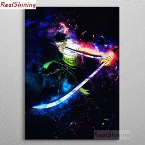 5D Diy Diamond Painting Cross Stitch full Square Diamond Embroidery One Piece Zorro picture for room Decor H2357