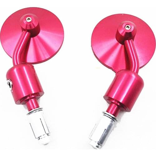 7/8" Bar End Mirror Motorcycle Dual Sport Crusier Chopper ATV BOBBER CAFE RACER