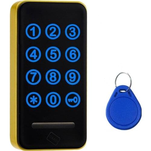 Free shipping Touch Keypad Password RFID Card Key Metal Digital Electronic Cabinet locker lock 118PW