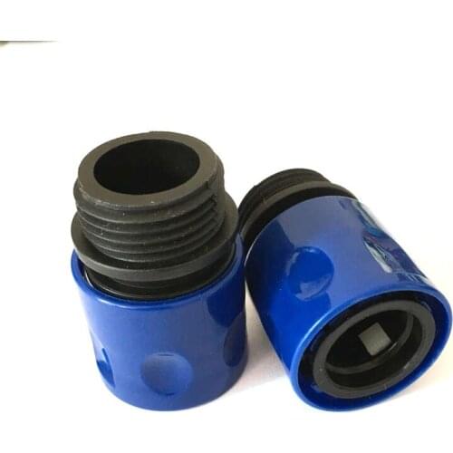20pcs US ANSI 3/4'' Male Thread Blue ABS Quick Connectors Garden Irrigation Pipe Joint Durable Easy Install Watering Fittings