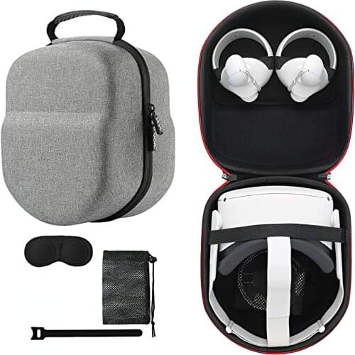 Hard EVA Travel Storage Bag For Oculus Quest 2 Oculos VR Headset Portable Carrying Case VR Headset Controllers Accessories
