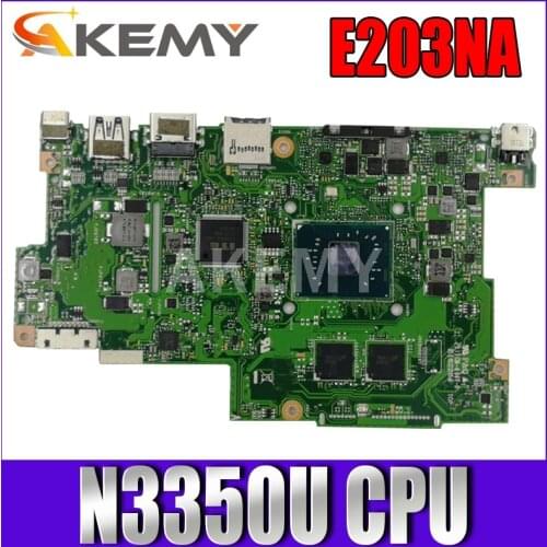 For Asus E203N E203NA E203M E203MA Laotop Mainboard Motherboard N3350U 2G RAM 64G SSD tested 100% OK