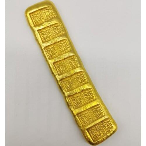 China brass Imitate Gold bars crafts statue