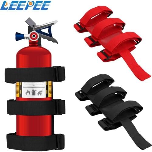 Car Roll Bar Car Fire Extinguisher Mount Strap Fixed Sundry for Jeep Wrangler TJ JK JL 97-18 Adjustable Fire Extinguisher Holder