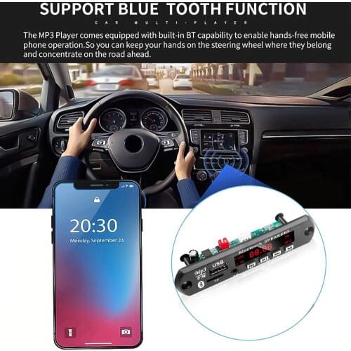 Hot kebidu Bluetooth 5.0 (OPP) jx-016bt 12V ordinary screen (car hands free + recording) Bluetooth MP3 decoder board