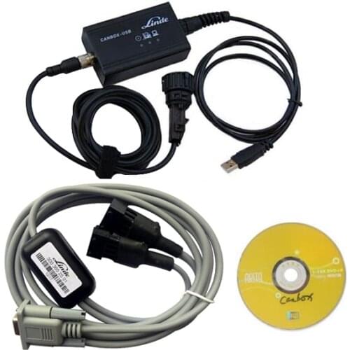 Linde forklift truck full set of diagnostic tool CanBox + TruckDoctor cable + PathFinder + Truck Doctor Diagnose program