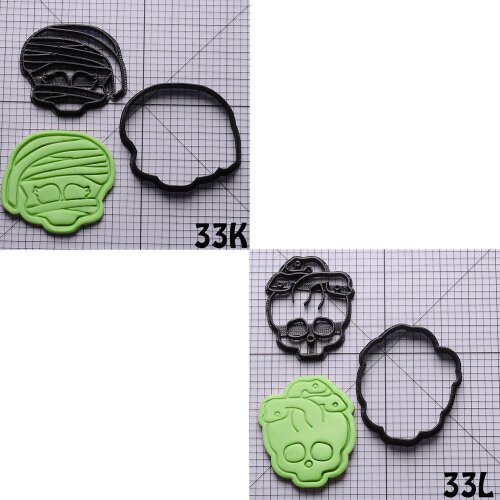 Monster High Series Shape Cookie Cutter Set Custom Made 3D Printed Cookie Cutter Kitchen Accessories Cake Decoration Tools