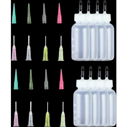 24x Ink Bottles Applicator With Paint Essential Oils Needle Tips Kit