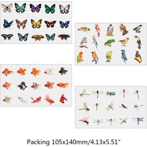 30 Sheets UV Resin Stickers Filling for Silicone Molds DIY Epoxy Resin Jewelry Making Decorative Decal