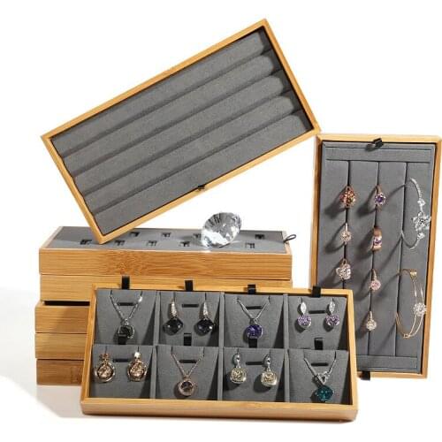 Jade Pendant Jewelry Tray Creative Jewelry Display Shelf Earring Bracelet Bracelet Ring Display Box Necklace Tray