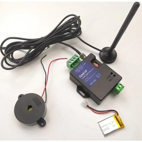 New GA01P mini Smart GSM Alarm Systems SMS Alarms Security System rechargeable Battery for power failure alert with magnet mount