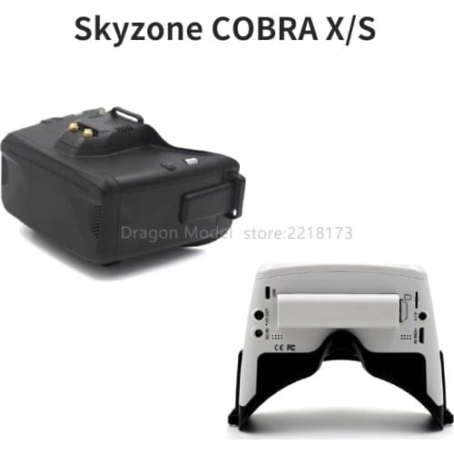 Skyzone Cobra S 800x480/Cobra X 1280x720 5.8Ghz 48CH RapidMix Receiver FPV Goggles With Head Tracker DVR For RC Drone