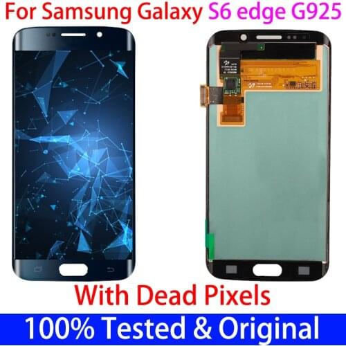 NEW ORIGINAL AMOLED S10Plus LCD For SAMSUNG Galaxy S10+Plus G975 G975F G975F/DS Display Touch Screen Digitizer with dead pixel