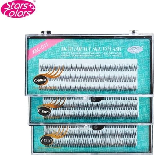 Professional Silk Eyelashes Extension Fashion Dovetail Fly Eyelash False Eye Lashes Wholesale