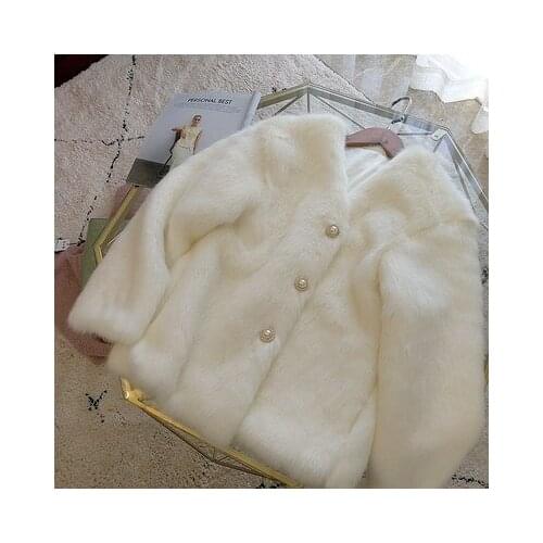 2019 New Style High-end Fashion Women Faux Fur Coat S79