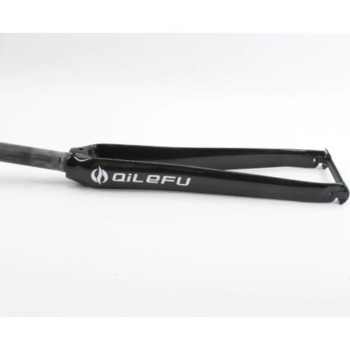 Brand new QILEFU Road bicycle UD 3K 12K full carbon fibre bike forks Fixed Gear Track bike carbon front fork lightest Free ship