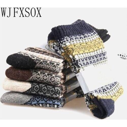 WJFXSOX Mens Wool Socks
