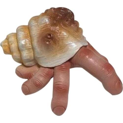 Prank Props Horrible Shell Finger Ornaments Funny Resin Decoration for Home Desktop Crafts Party Decor Fun resin decorations