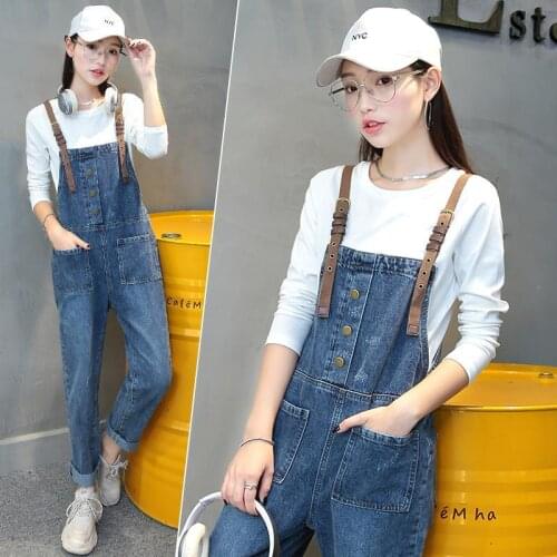 Women clothing denim washed fabric rompers summer/autumn overalls women jumpsuit suspenders jeans SLIM women overalls jeans