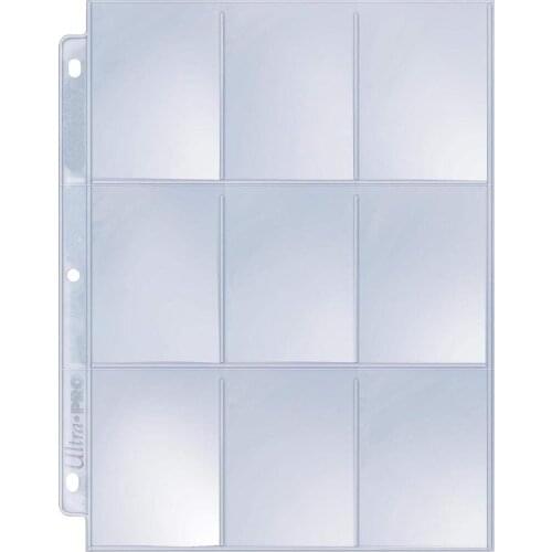 100PCS/Pack Transparent Storage Photo Album Pages 1 2 3 4 6 8 9 12 15 Pockets Board Games Protector Ultra Pro PLATINUM SERIES
