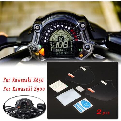 2 PCS Z650 Z900 Screen Protector Cluster Dashboard Cover Instrument Protective Film For Kawasaki Z 650 900 Parts 2017 2018