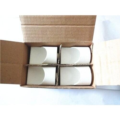 4pcs/set Dental Lab Casting Quartz Crucible Hooded type