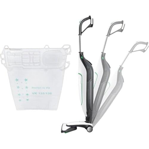 Clearner Paper Dust Collector Replacement Bags 8.15x10.12 Inches Compatible with VORWERK Vacuum Cleaner VK135 VK136