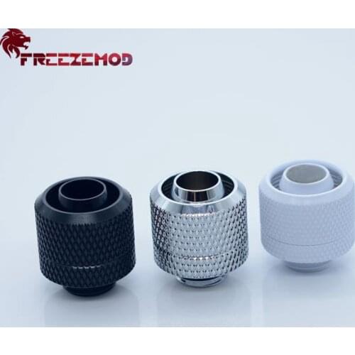 FREEZEMOD HRGKN-B38H Brass water cooling fittings G1/4'' external thread for 10X16mm PVC soft tube computer water cooling