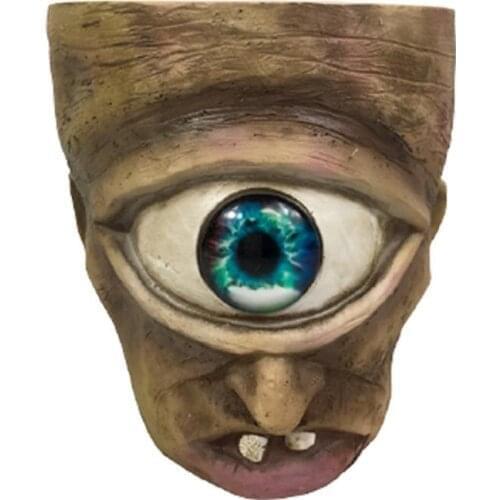 Creative Eye Head Resin Flower Pot Decorative Indoor Outdoor Planter Round Statue Pot for Flowers Plants Herbs