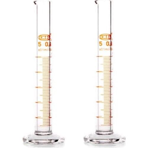 5ml Lab Glass Measuring Cylinder Laboratory Chemical Glassware