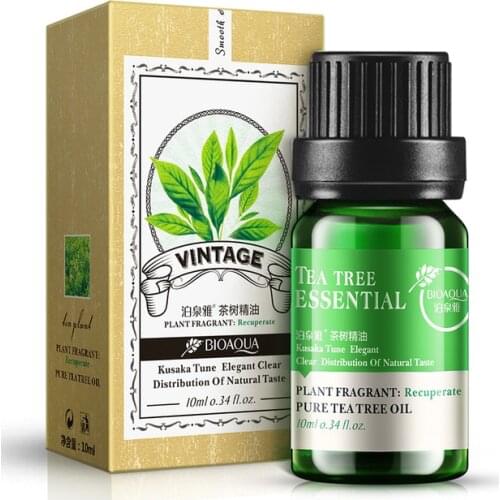 Bioaqua Tree Tea Oil For Acne Scar Removal Cystic Treatment Blackhead Pore Strips For Skin Care Pimples