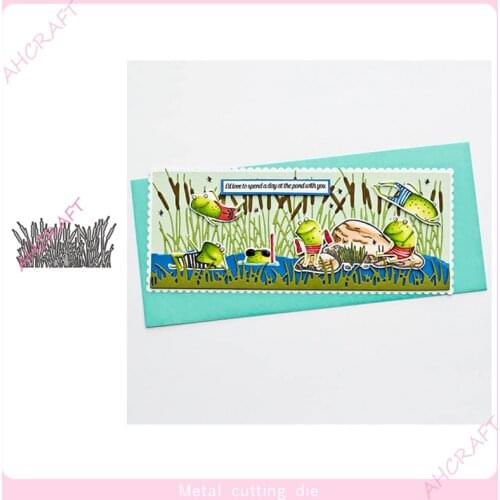 Grass Lace Metal Cutting Dies for DIY Scrapbooking Photo Album Decorative Embossing Paper Card Crafts Die 2021
