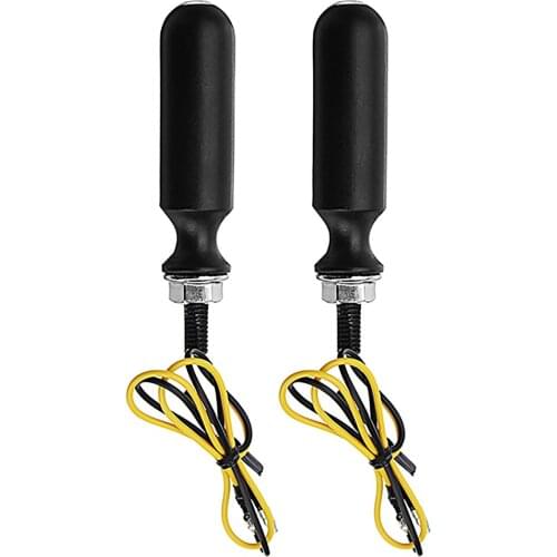 Exterior Decor Practical Column Waterproof Driving Metal For Motorcycle LED Turn Signal Light Universal Road Front Rear Bulbs