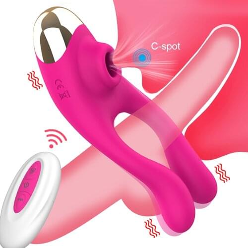 Novelty Vibrator Sucking Nipple Clip Penis Vibration Couple Flirting Clitoris Stimulate Clamp Sex Toys For Women Men Masturbator