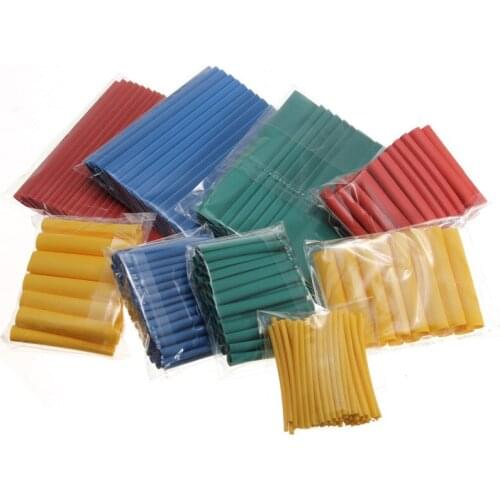 New Arrival 260pc 12.4m 2:1 Heat Shrink Wire Wrap Assortment Tubing Electrical Connection Cable Sleeve 4 Colors Hot Sale