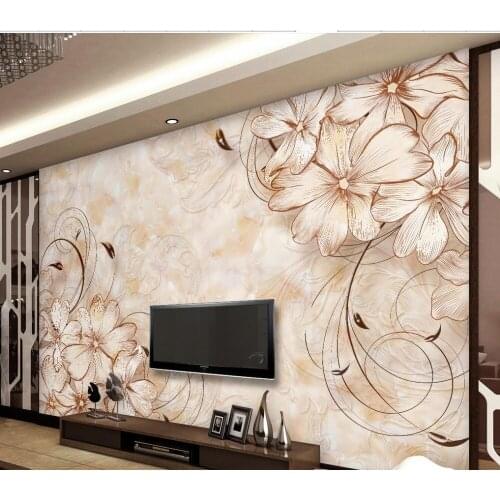 Wallpaper 3d flower Marble Flower wallpaper home decor wallpaper bathroom photo wall murals wallpaper
