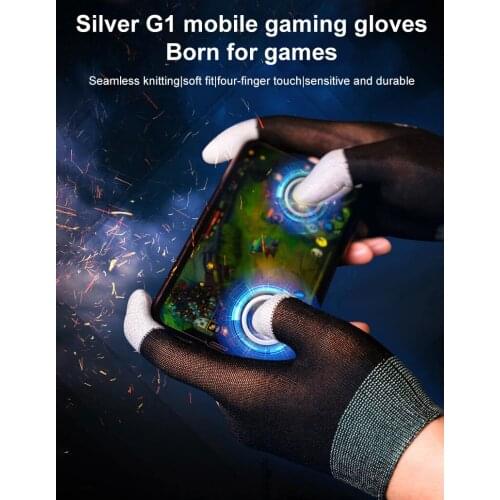 Fingertips For PUBG PS5 PS 4 Games Press Touch Screen Sensitive Touch Gaming Finger Glove Sleeve Breathable Gaming Accessories