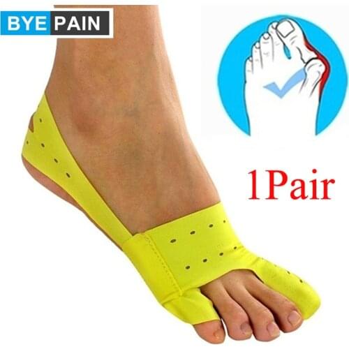 1Pair Foot Toe Separator Thumb Valgus Protector Bunion Adjuster Guard Foot Bone Health Care Braces & Supports for Unisex