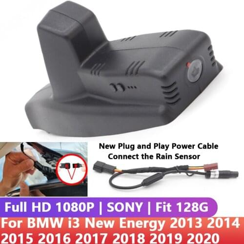 HD 1080P Night Vision Wifi Car DVR Dash Cam For BMW i3 New Energy 2013 2014 2015 2016 2017 2018 2019 2020 APP Control Function