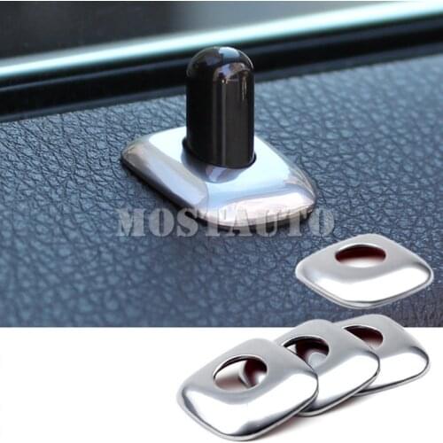 For BMW 5 Series F10 F11 ABS Inner Door Lock Pin PinsCover Trim 2011-2016 4pcs Car Accessories Interior Car Decor Car Trim