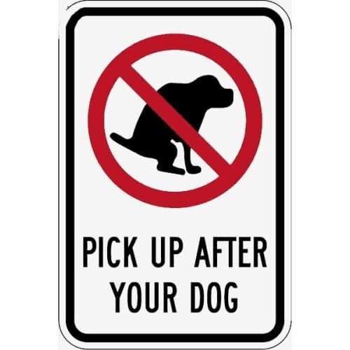 Funny Dog Poo Poop Warning Caution Danger Sign Self Car Sticker Accessories Car Styling Cover Waterproof PVC