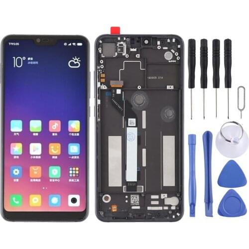 For Xiaomi Mi 8 Lite LCD Screen and Digitizer Full Assembly with Frame AAA+ Quality repair parts 2020 new (Black)