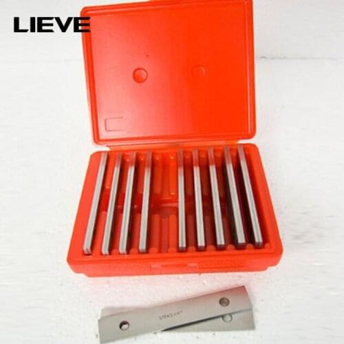 High Quality 10 Pair 1/8" Precision Parallel Block Set Gage Gauge Tool Set Contour Pad Measuring Tool