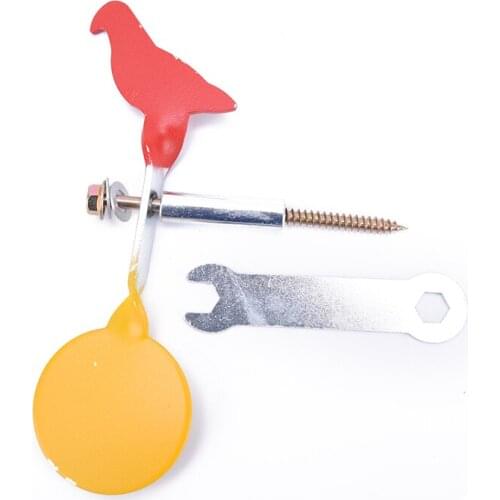 1pcs Stainless Steel Bird Tree Target Pigeon Shooting Target Shooting Purpose Outdoor Paintball Airsoft Shooting Practice