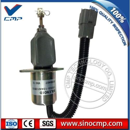 12V R60-5 fuel stop solenoid switch 1751ES-12A3UC12B1S, shut off flameout solenoid for Hyundai