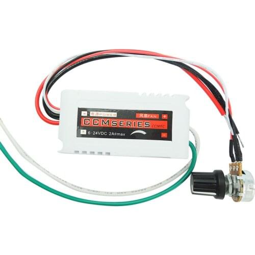 5V 12V 24V 2A Professional DC Motor Speed Switch Controller For brushless brush Fan used for blowing machine fan for air-blower