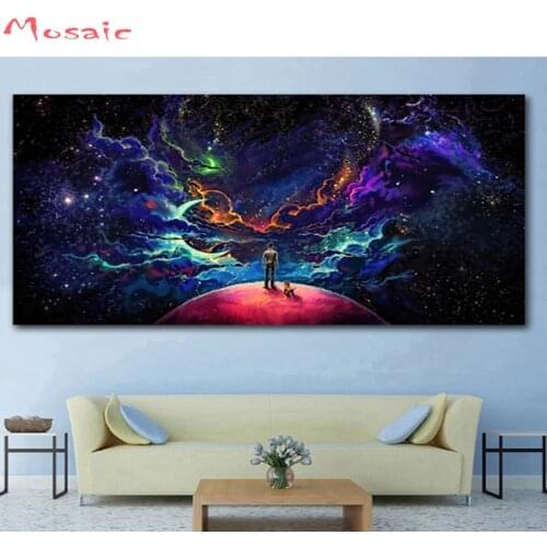 Large Size Diamond Embroidery"Abstract Scenic"Square Rhinestone of picture,Full 5d Diamond Painting cross stitch,Dropshipping