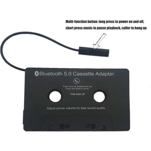 BEESCLOVER Car Universal Bluetooth Converter Car Tape MP3 Stereo Bluetooth Audio Cassette cassette player r60