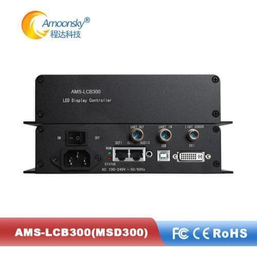 Luxembourg led externel control box with 1pc novastar msd300 sending card nova system for Digital matrix flexible led display